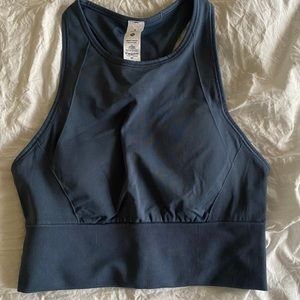 Lululemon Ebb to Train Bra Iron Blue